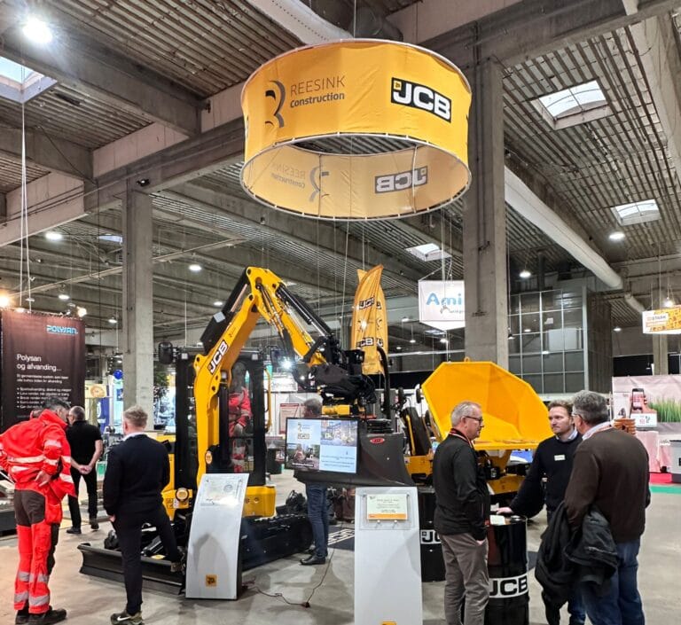 Høj interesse for JCB på Kloakmessen