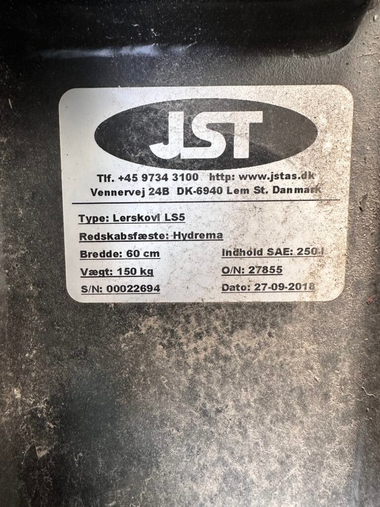 JST | Lerskovl | 60 cm | Hydrema – billede 2
