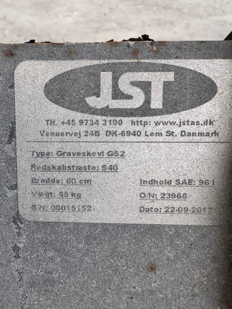 JST | Graveskovl | 60 cm | S40 – billede 2